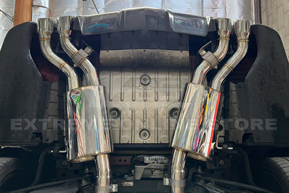 2016-19 Cadillac CTS-V Dual-Mode Mufflers Axle-Back Exhaust System image 6
