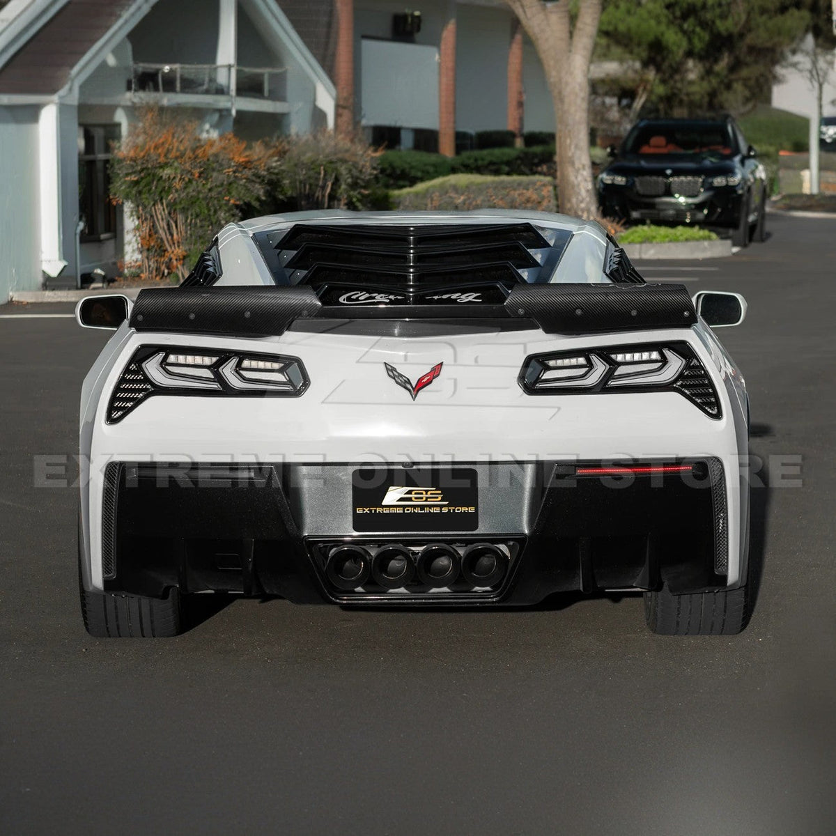 2014-19 Corvette C7 Smoke / Clear Lens Rear Taillight image 24