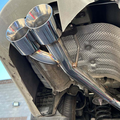 2018-24 Toyota Camry Muffler Delete Axle Back Quad Tips Exhaust image 2