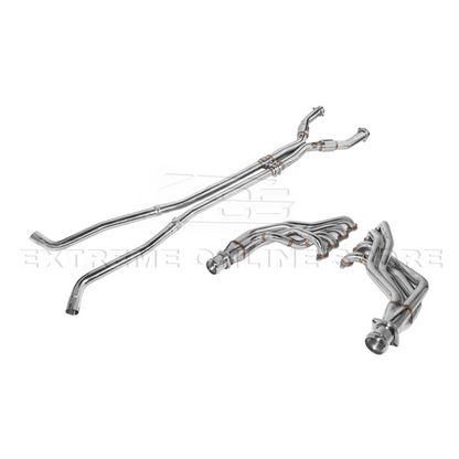 2009-2014 Cadillac CTS-V Long Tube Headers Resonated Mid Pipe image 17