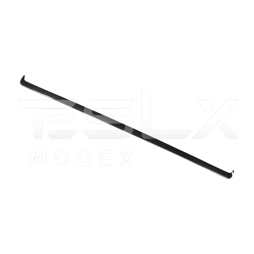 2024-Up Tesla Model 3, 2025-Up Model Y Carbon Fiber Interior Front Center AirOutlet Frame Cover image 1