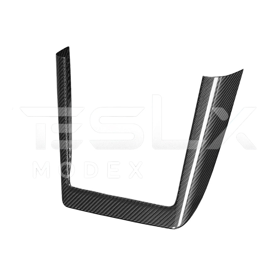 2024-Up Tesla Model 3, 2025-Up Model Y Carbon Fiber Interior Center Console Frame image 3