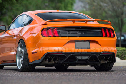 2018-22 Ford Mustang GT500 Rear Bumper Quad Tips Diffuser image 7