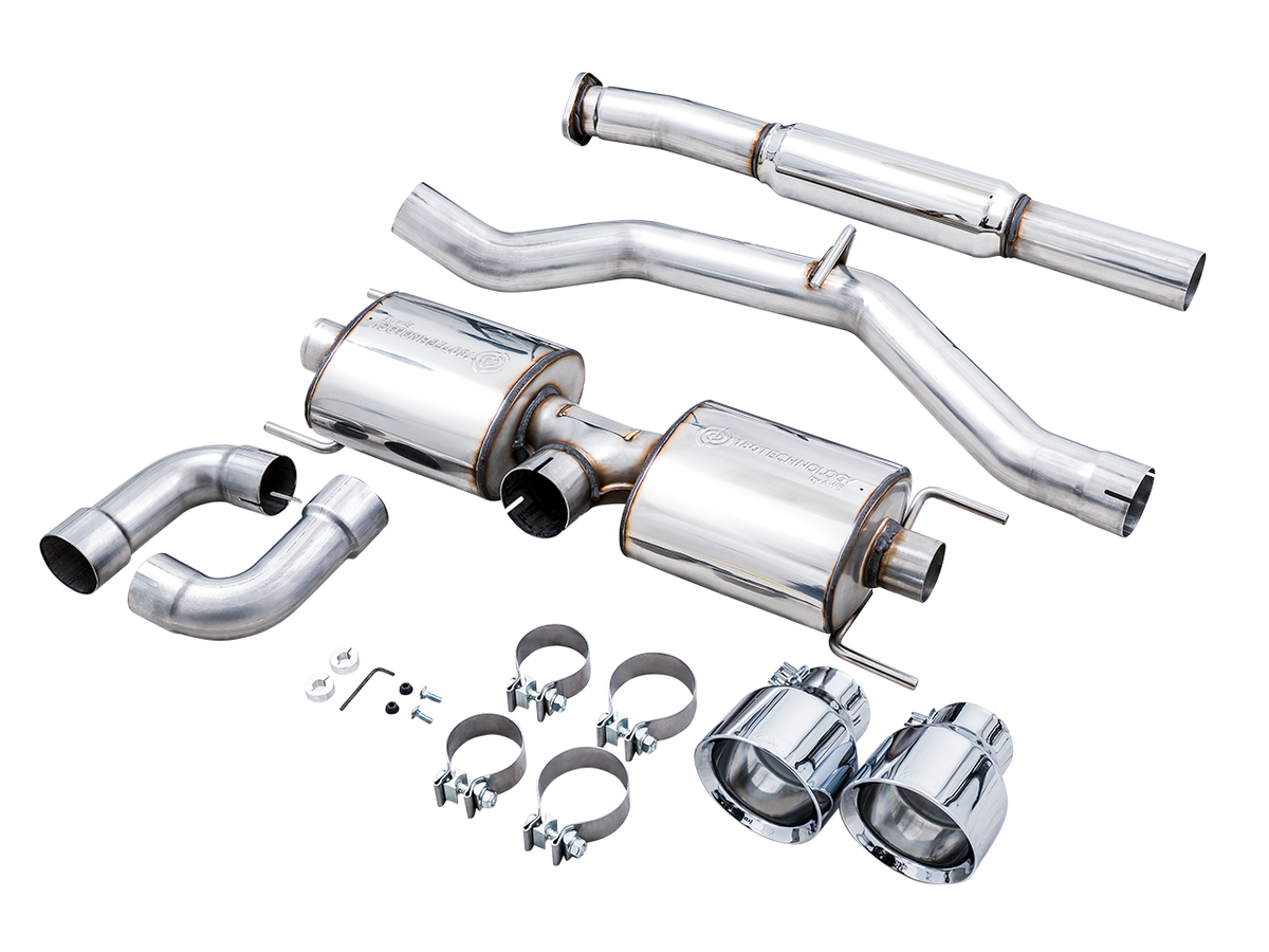 AWE Touring Edition Exhaust for Subaru BRZ / Toyota GR86 / Toyota 86 / Scion FR-S - Chrome Silver Tips image 11