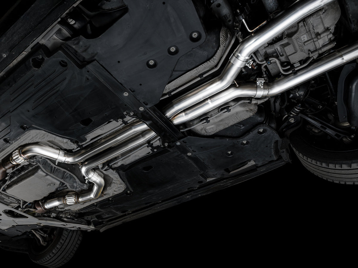 AWE SwitchPath™ Exhaust for Cadillac CT4-V Blackwing - Chrome Silver Tips image 9