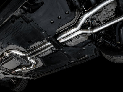 AWE SwitchPath™ Exhaust for Cadillac CT4-V Blackwing - Chrome Silver Tips image 9