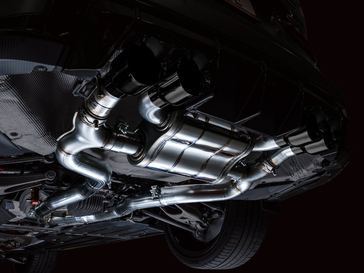AWE SwitchPath Catback Exhaust for BMW G8X M3/M4 - Diamond Black Tips image 7
