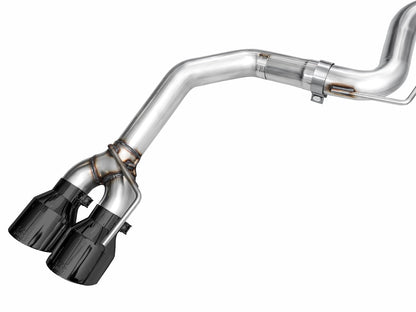 AWE Track Edition Exhaust for S650 Ford Mustang Dark Horse - Quad Diamond Black Tips image 13