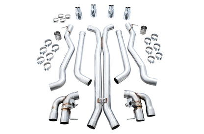 AWE SwitchPath™ Catback Exhaust for BMW F90 M5 - Chrome Silver Tips image 4