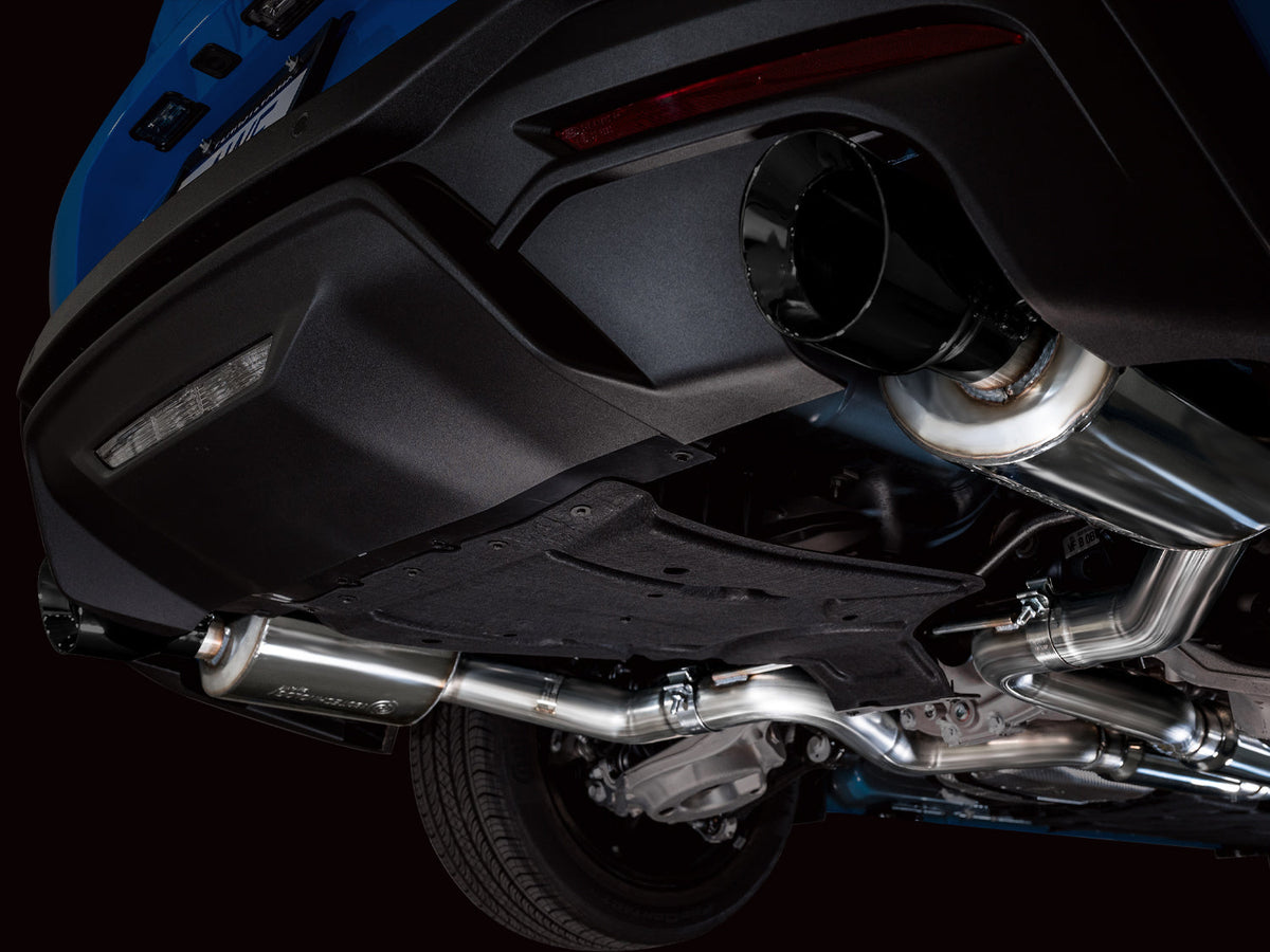 AWE Touring Edition Exhaust for S650 Ford Mustang GT Fastback - Dual Diamond Black Tips image 10
