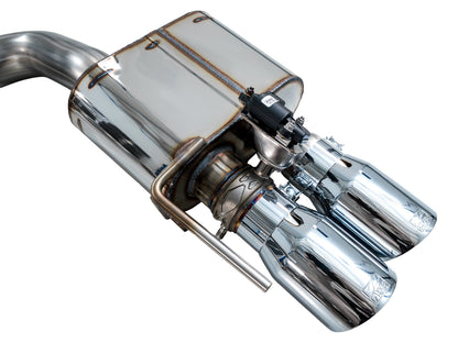 AWE SwitchPath™ Cat-back Exhaust for '18-'23 S550 Mustang GT - Quad Chrome Silver Tips image 14