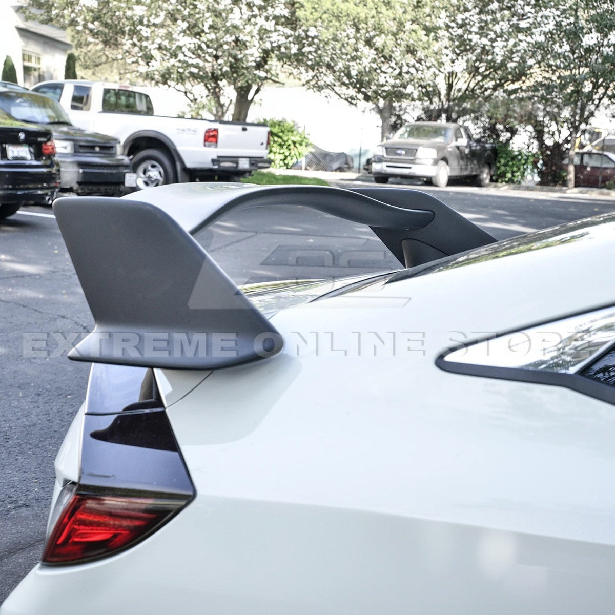 2016-20 Honda Civic Coupe Type R Conversion Rear Trunk Spoiler Kit image 5