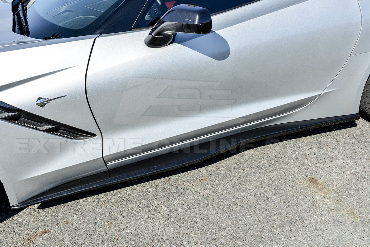 Corvette C7 Z06 Conversion Side Skirts Rocker Panels image 18