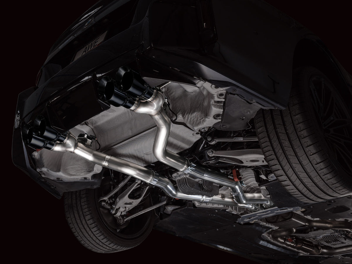 AWE Track Edition Exhaust for BMW G87 M2 - Diamond Black Tips image 10