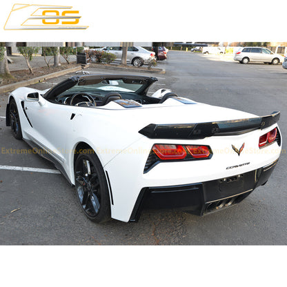 Corvette C7 Wickerbill Rear Spoiler Extension (Dark Tinted) image 6