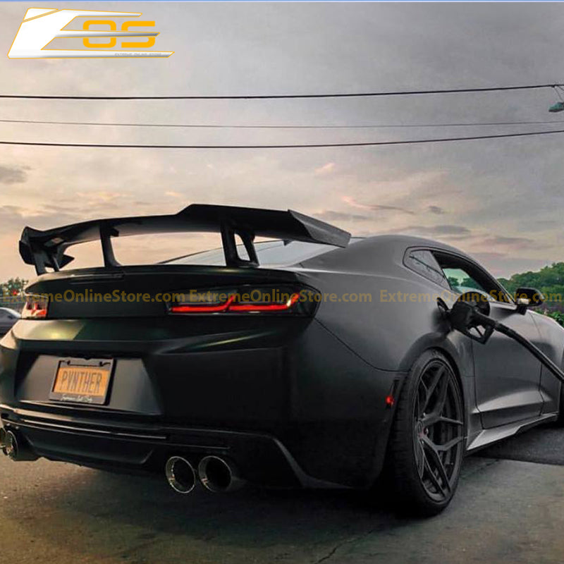 Camaro Zl1 1LE Conversion Rear Trunk Spoiler High Wing image 62