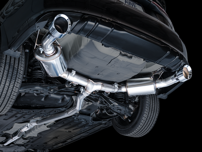 AWE Touring Edition Exhaust for FE1 Civic Si/DE4 Acura Integra - Chrome Silver Tips image 2