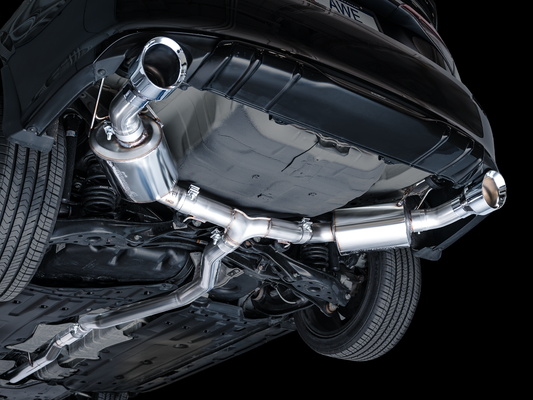 AWE Touring Edition Exhaust for FE1 Civic Si/DE4 Acura Integra - Chrome Silver Tips image 2