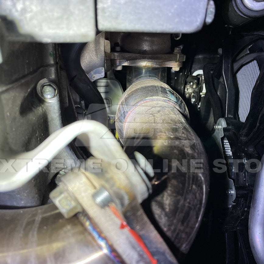 2017-21 Honda Civic 1.5T High Flow Cat / Catless Downpipe image 5