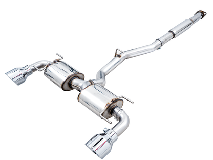 AWE Touring Edition Exhaust for Subaru BRZ / Toyota GR86 / Toyota 86 / Scion FR-S - Chrome Silver Tips image 1