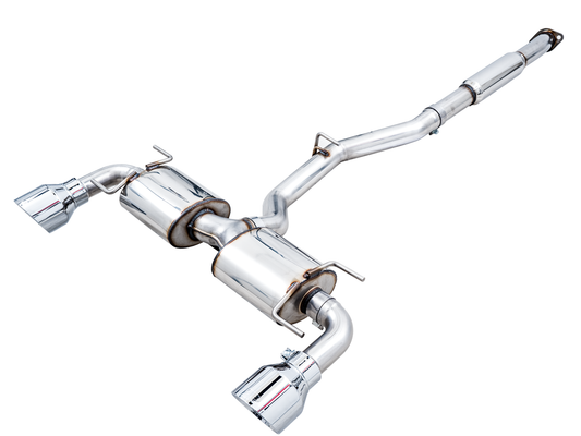 AWE Touring Edition Exhaust for Subaru BRZ / Toyota GR86 / Toyota 86 / Scion FR-S - Chrome Silver Tips image 1
