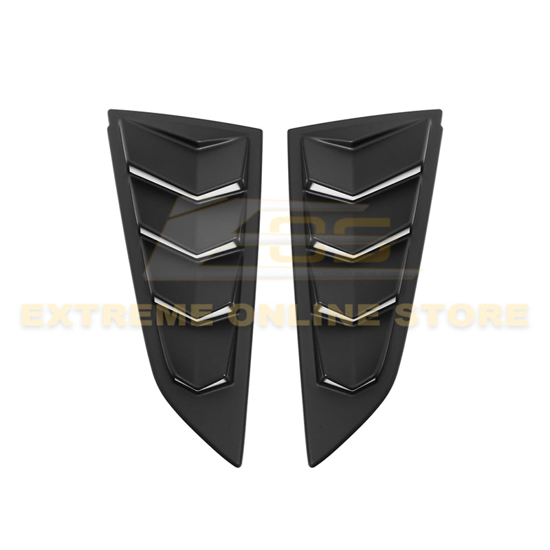 Corvette C7 Track Package Side Quarter Window Louver image 1