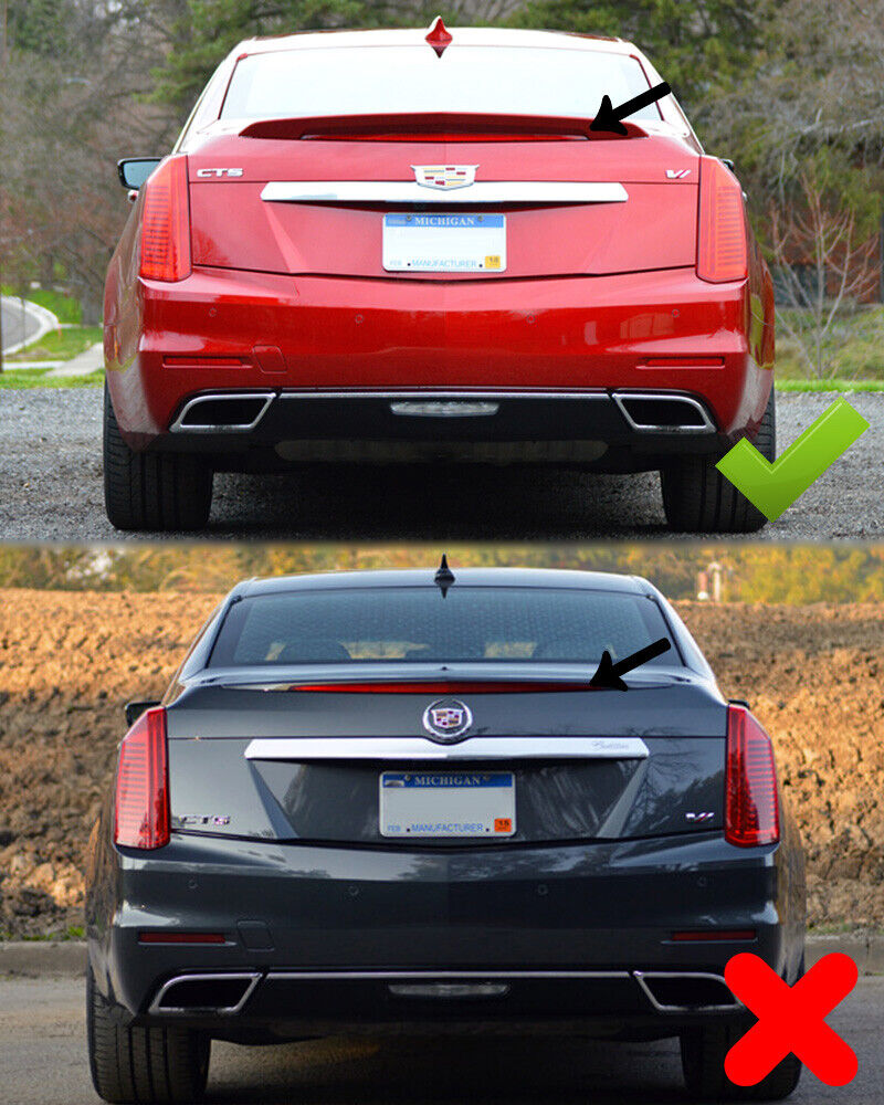 2016-19 Cadillac CTS-V / 2014-19 CTS Wickerbill Rear Spoiler image 8