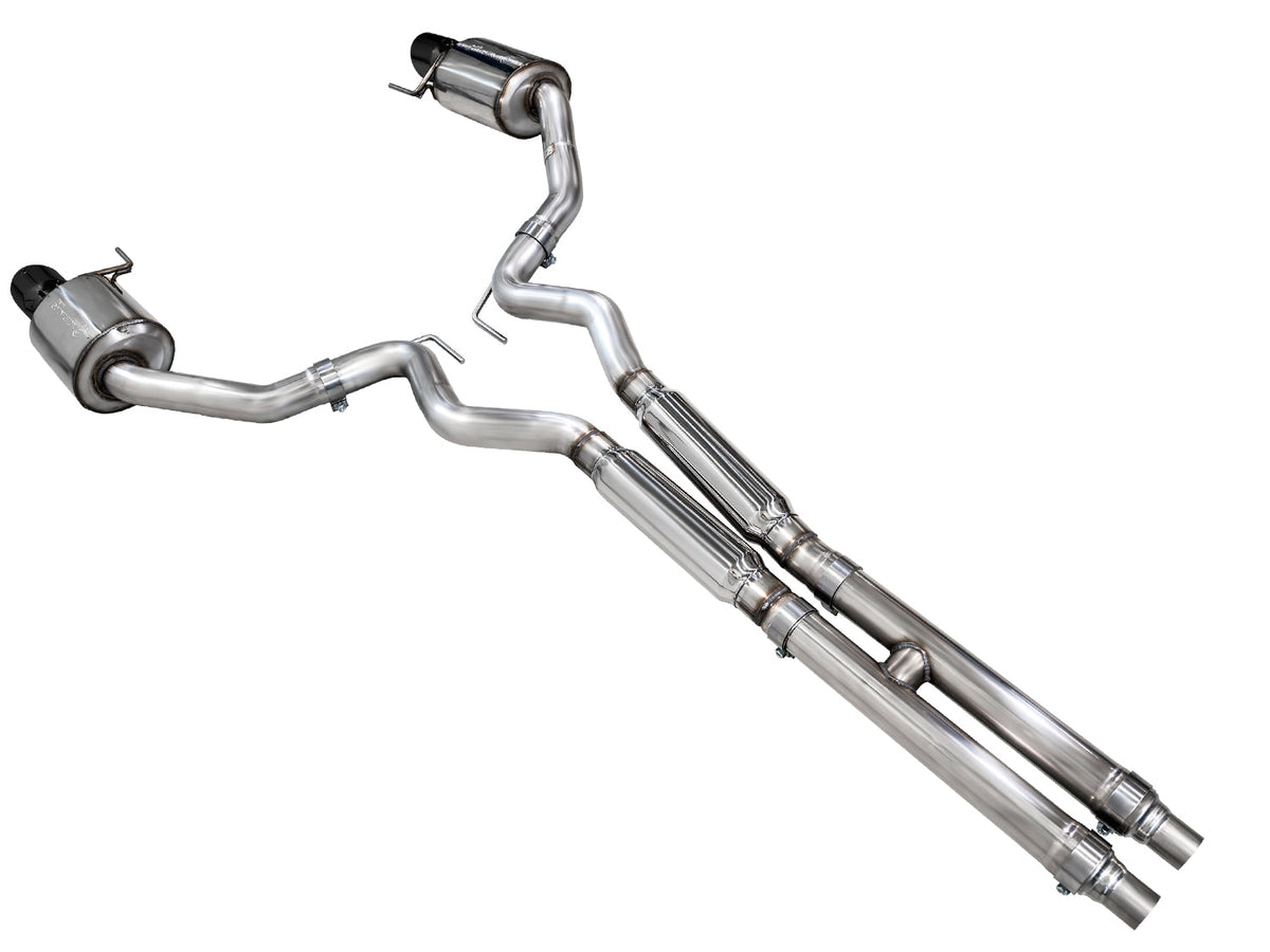 AWE Touring Edition Exhaust for S650 Ford Mustang GT Fastback - Dual Diamond Black Tips image 13
