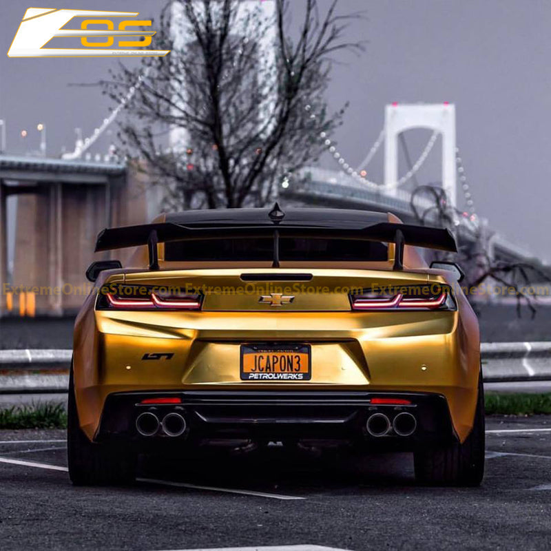 Camaro Zl1 1LE Conversion Rear Trunk Spoiler High Wing image 45