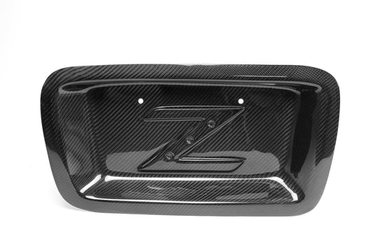 Carbon Fiber License Plate Backing- 2002-2008 Nissan 350 Z