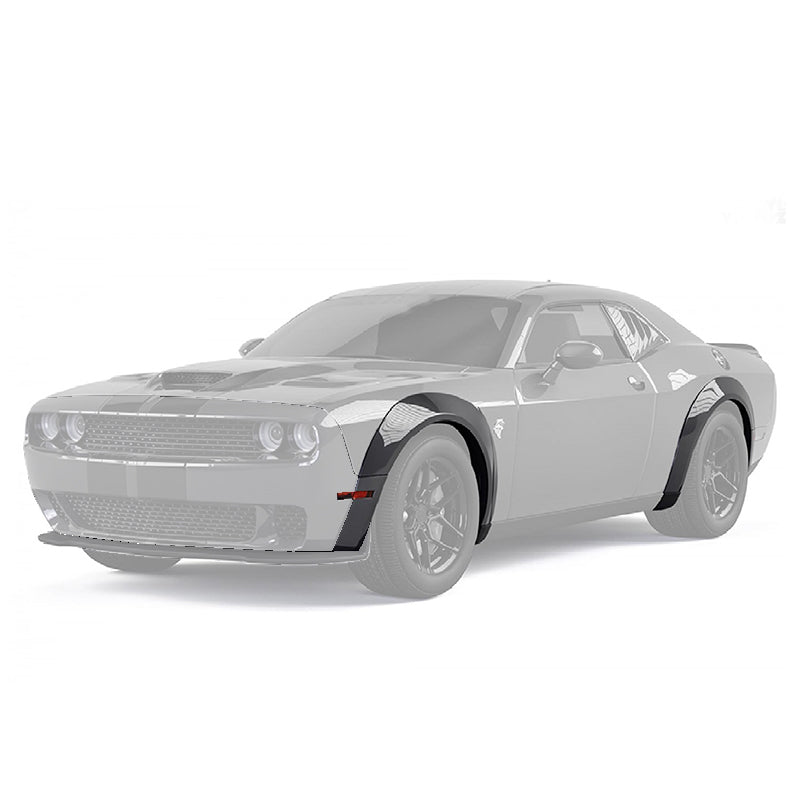 2015-Up Dodge Challenger SRT Hellcat Demon Wide Body Side Fender Flare image 1