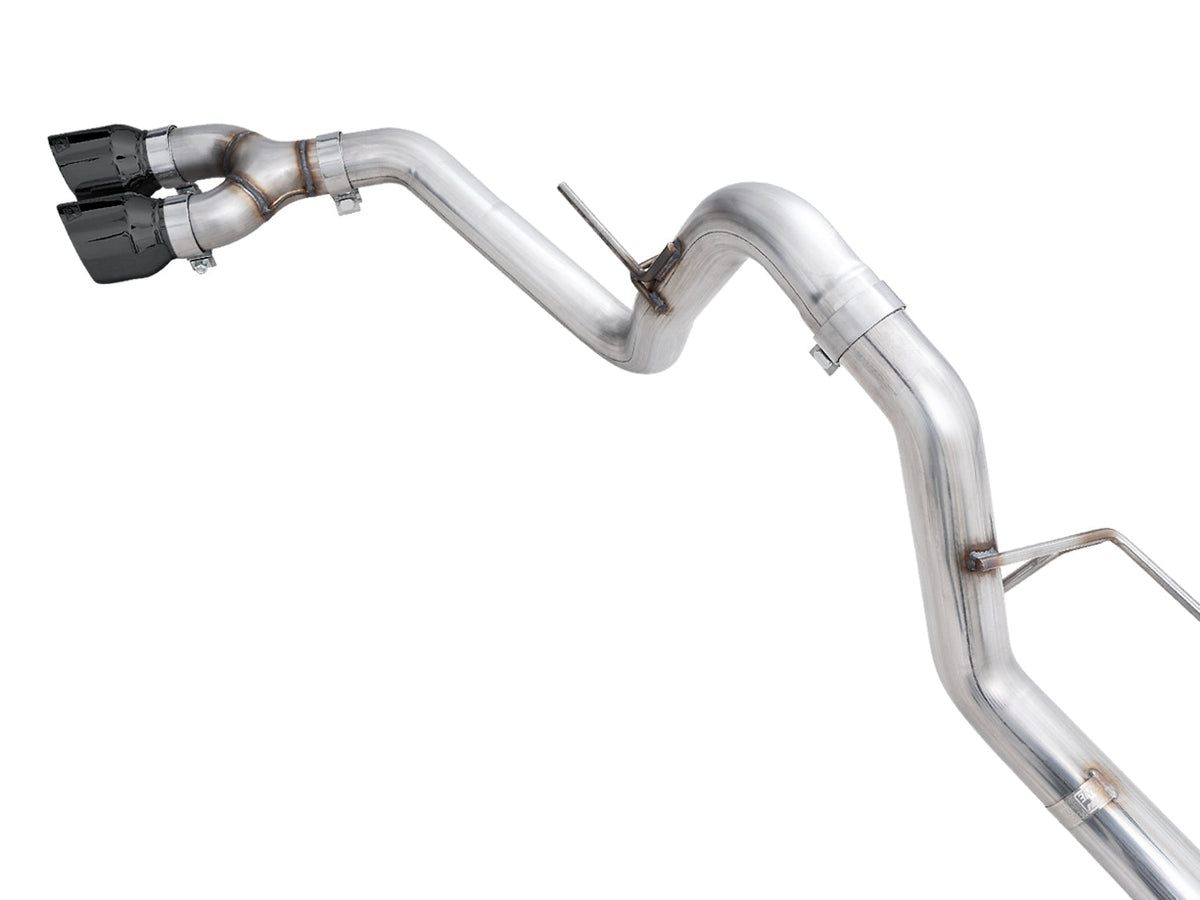 AWE 0FG Dual Side Exit Exhaust for '21+ Ford F-150 - 4.5 Diamond Black Tips image 10