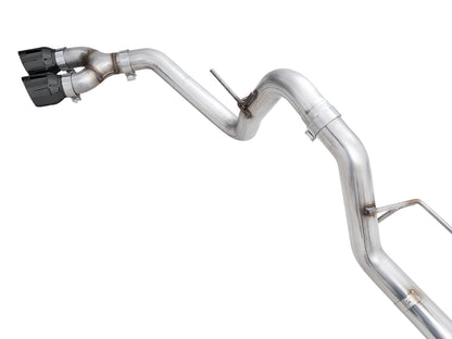 AWE 0FG Dual Side Exit Exhaust for '21+ Ford F-150 - 4.5 Diamond Black Tips image 10
