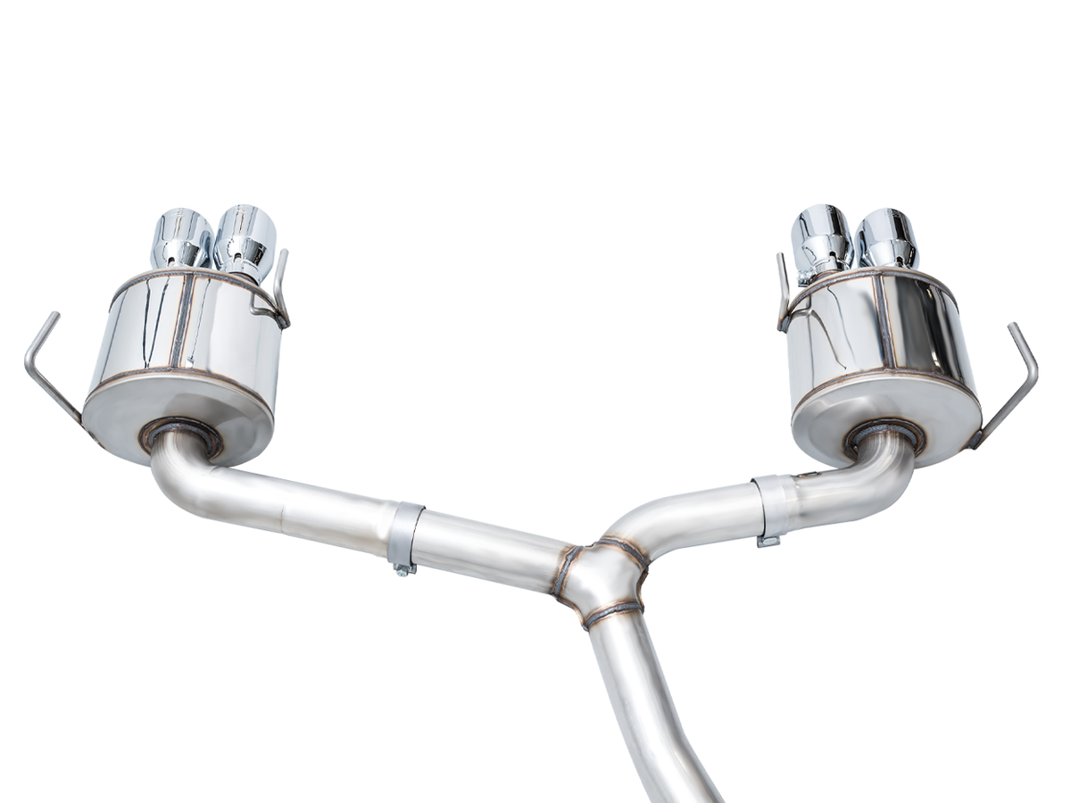 AWE Touring Edition Exhaust for VB Subaru WRX - Chrome Silver Tips image 13