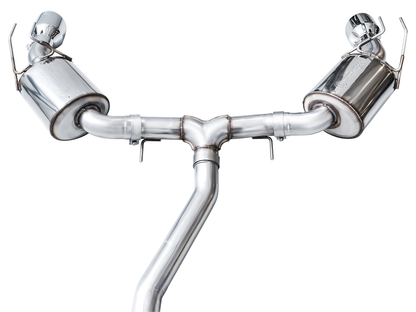 AWE Touring Edition Exhaust for FE1 Civic Si/DE4 Acura Integra - Chrome Silver Tips image 14