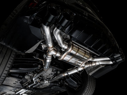 AWE SwitchPath™ Exhaust for Cadillac CT4-V Blackwing - Diamond Black Tips image 2