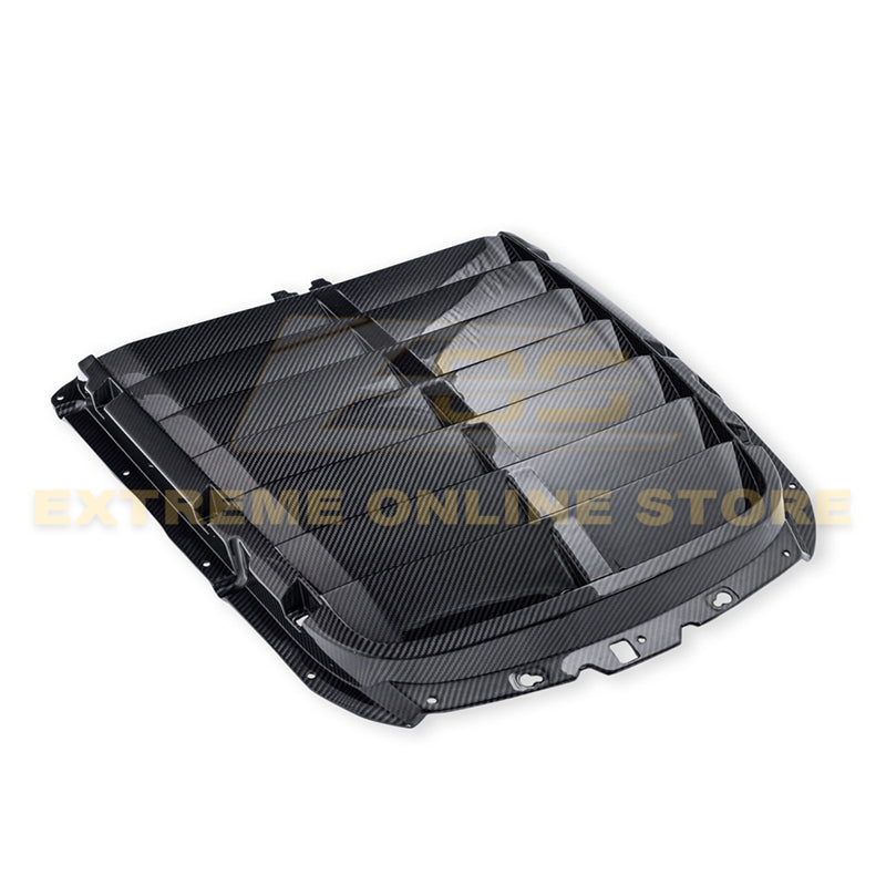 2020-23 Ford Mustang GT500 DRY CARBON FIBER Front Hood Vent image 1