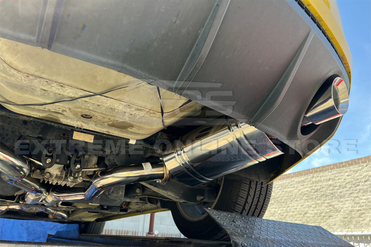 2010-15 Chevrolet Camaro Slant-Cut Cat Back Full Exhaust System image 11