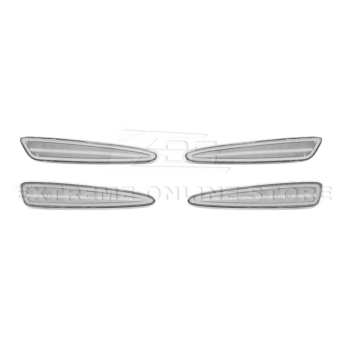 Corvette C6 Front & Rear Amber Light LED Side Markers Pair image 22