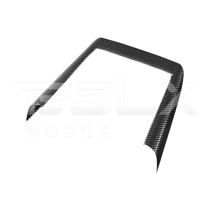 2024-Up Tesla Model 3, 2025-Up Model Y Carbon Fiber Interior Center Console Frame image 4