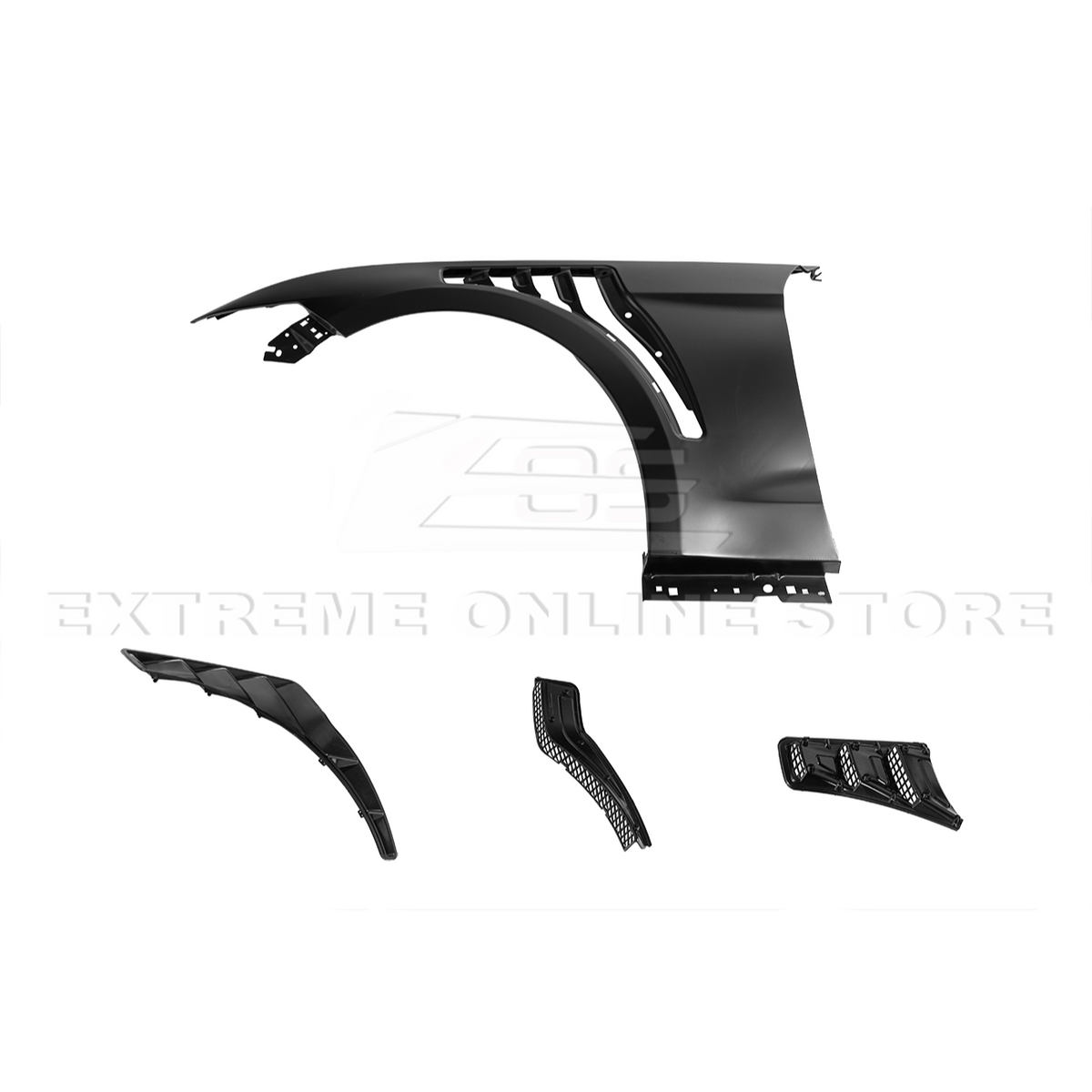 2015-17 Mustang GT500 KR Style Front Vented Fenders image 20
