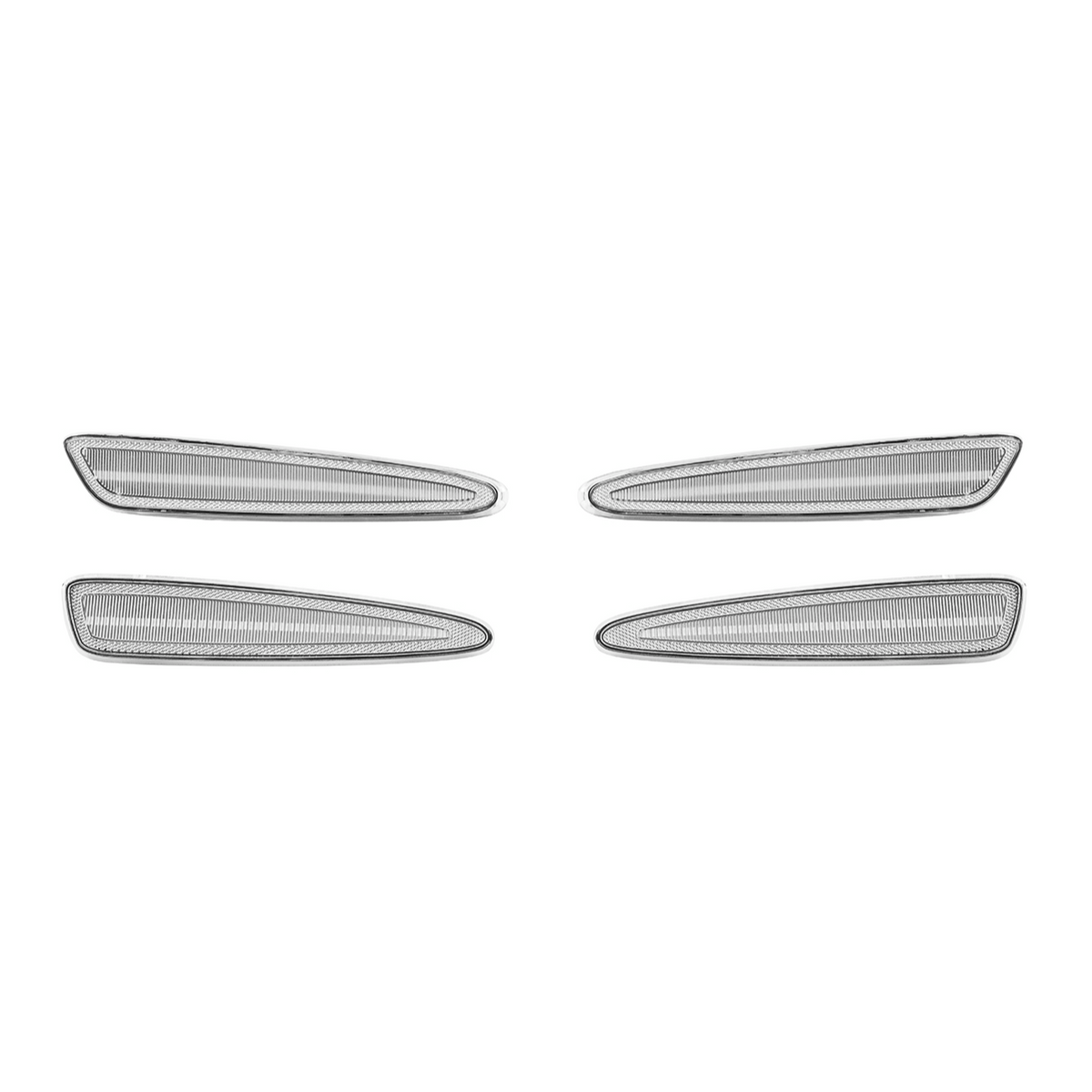 Corvette C6 Front & Rear Amber Light LED Side Markers Pair image 2