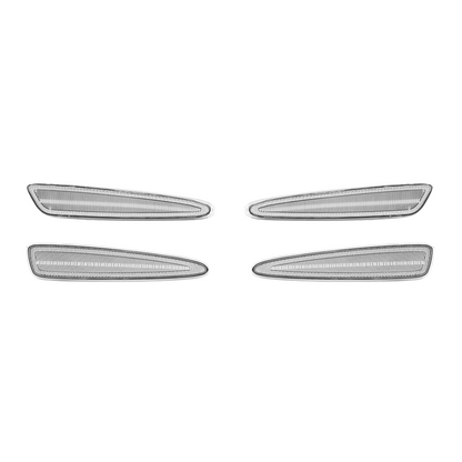 Corvette C6 Front & Rear Amber Light LED Side Markers Pair image 2