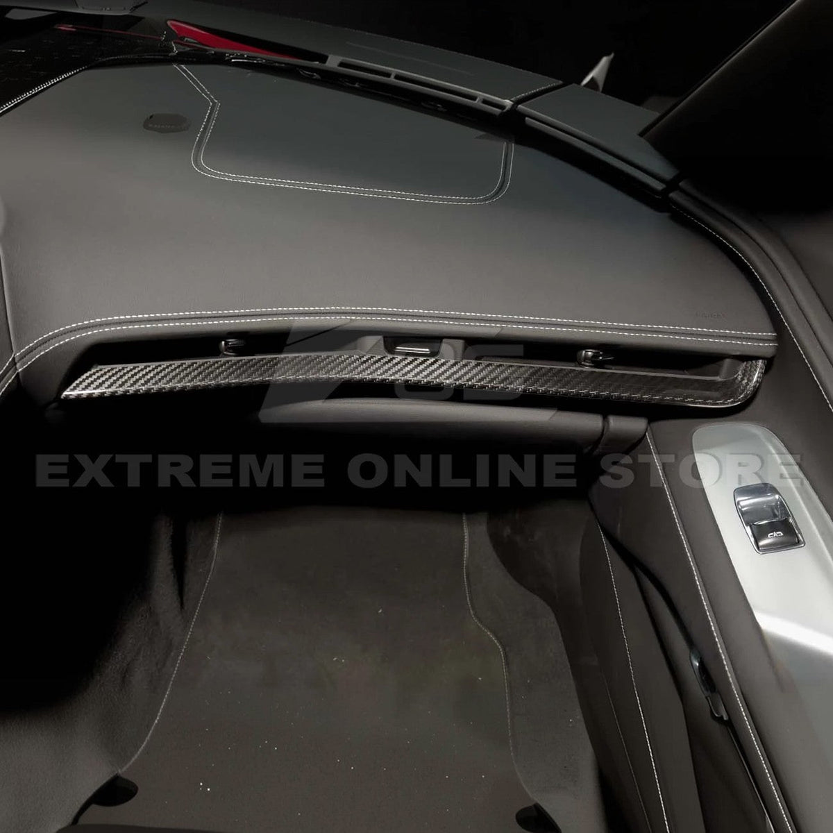 Corvette C8 DRY CARBON FIBER Dash Trim image 7