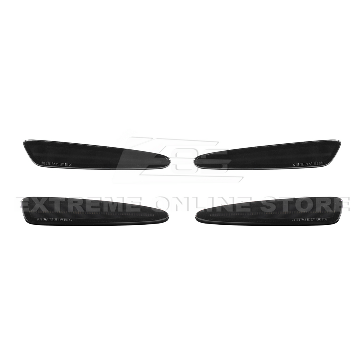 Corvette C6 Front & Rear Amber Light LED Side Markers Pair image 49