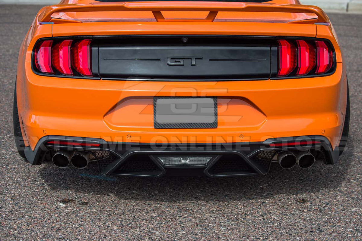 2018-22 Ford Mustang GT500 Rear Bumper Quad Tips Diffuser image 6
