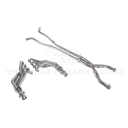 2009-2014 Cadillac CTS-V Long Tube Headers Resonated Mid Pipe image 18