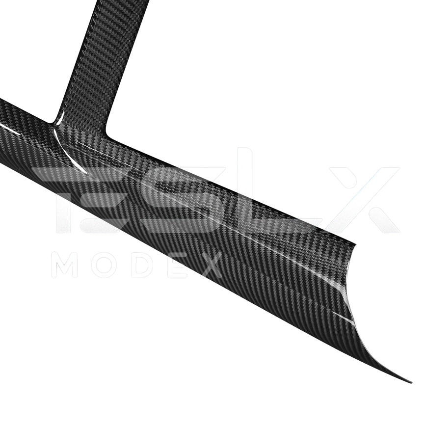 2024-Up Tesla Model 3, 2025-Up Model Y Carbon Fiber Interior Console Frame image 3