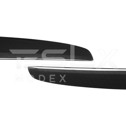 2024-Up Tesla Model 3, 2025-Up Model Y Carbon Fiber Interior Front Dashboard Cover image 8
