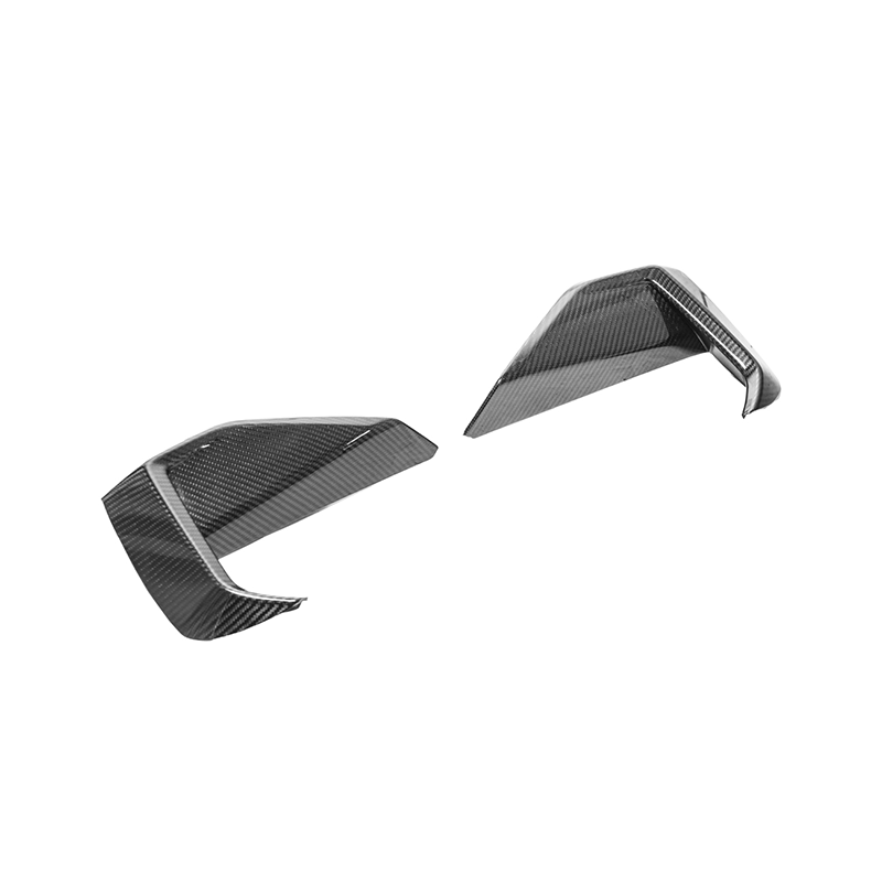 2024+ Ford Mustang GT DRY CARBON FIBER Front Side Grille Inserts image 12